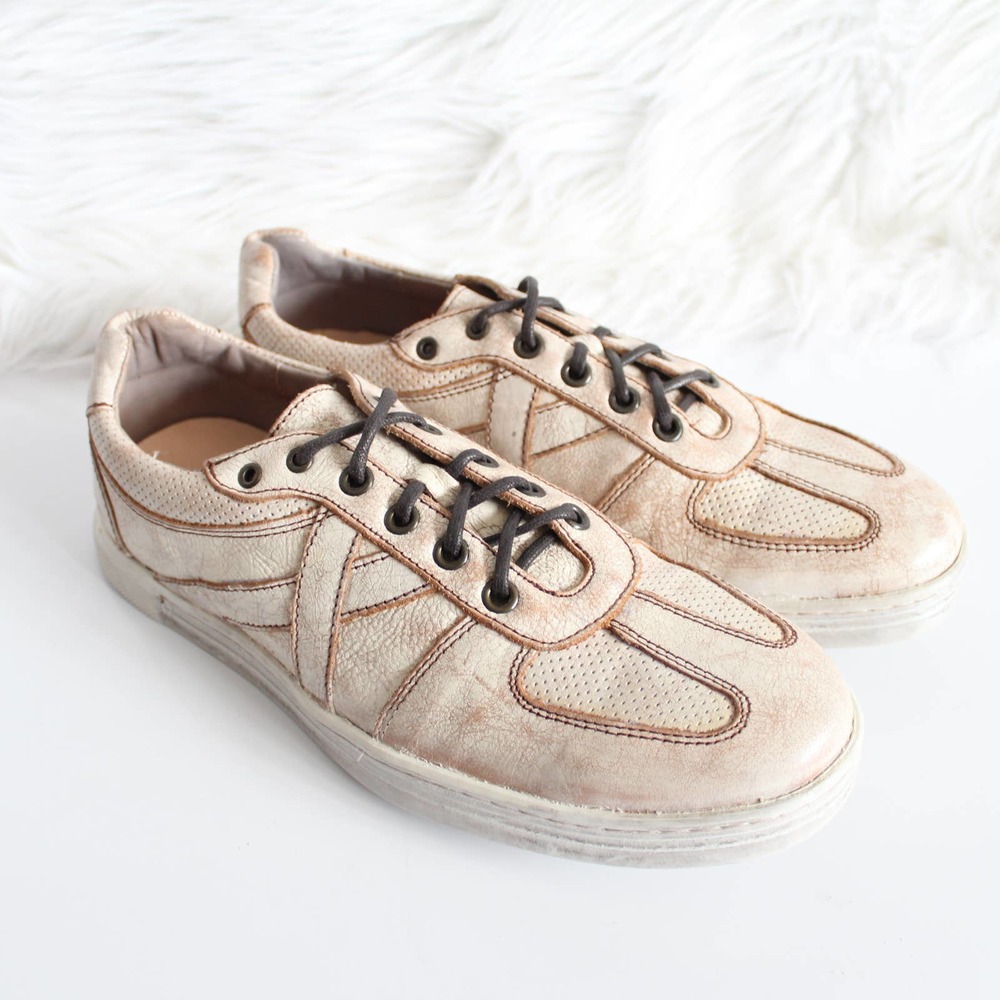Bed Stu Leather Rustic Retro Muller Low Top Sneakers